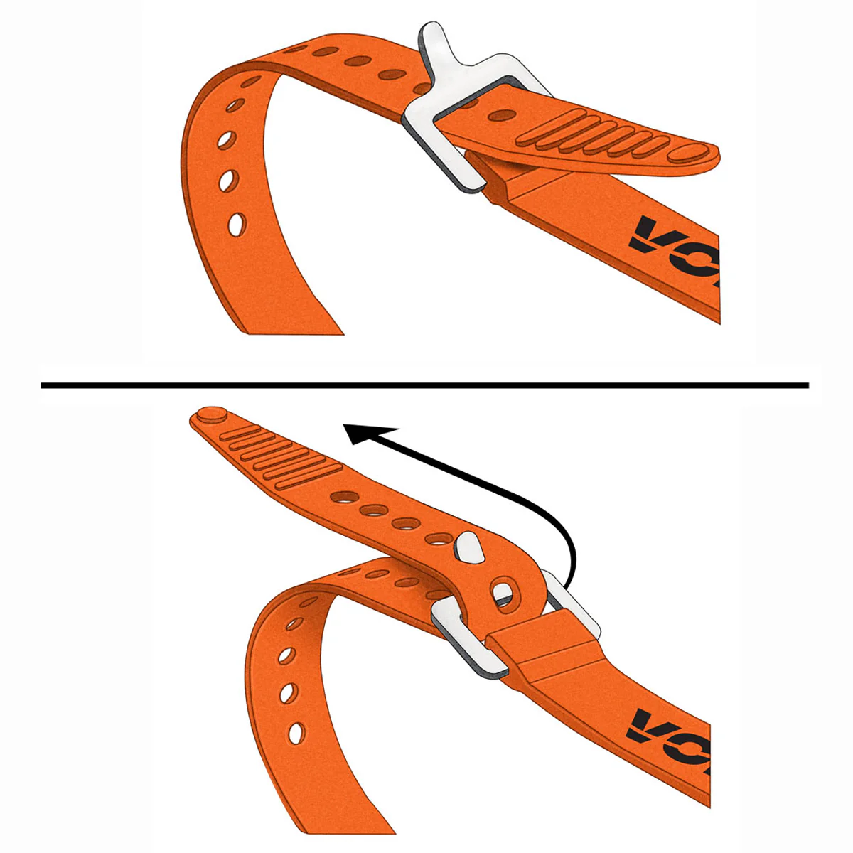 Aluminum Buckle 15" Strap - Image 9