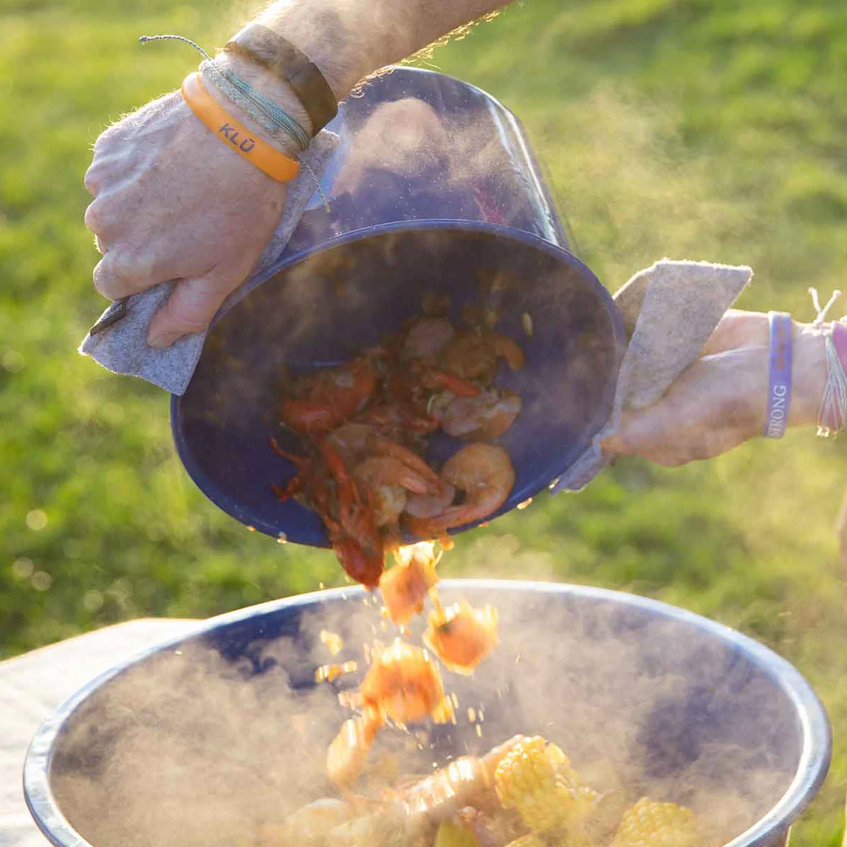 4 Qt. Stock Pot- Blue - Image 3