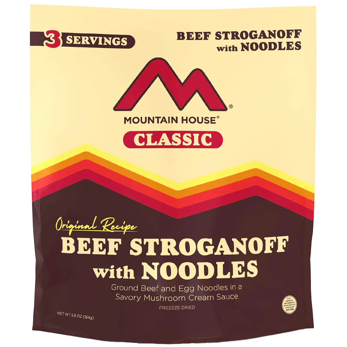 Classic Beef Stroganoff with Noodles (3 Servings)