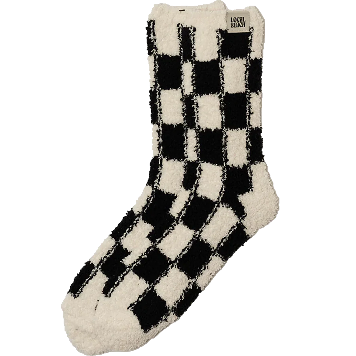 Checker Local Beach Cozy Socks