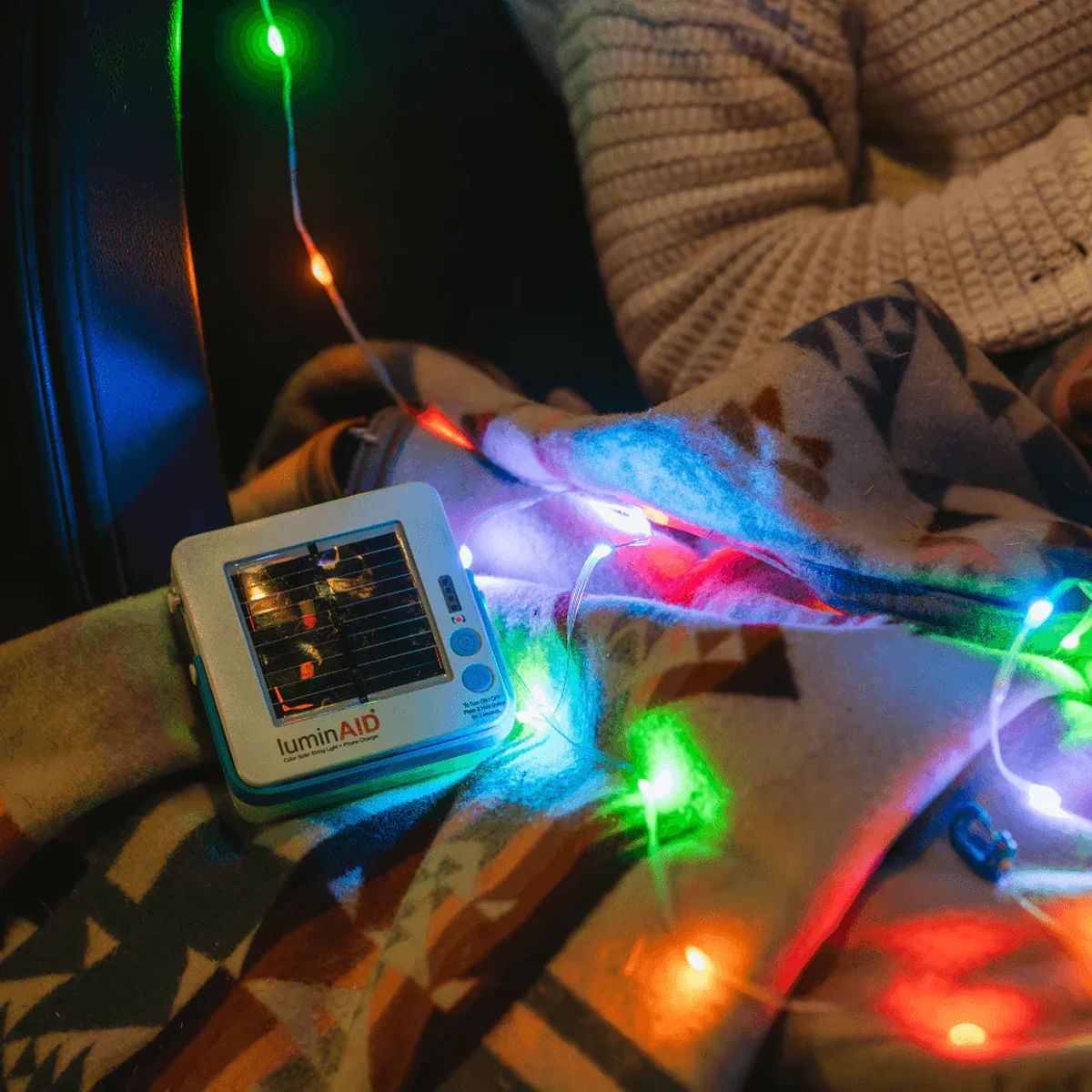 LuminAID Multi-Color Solar String Light - Image 2