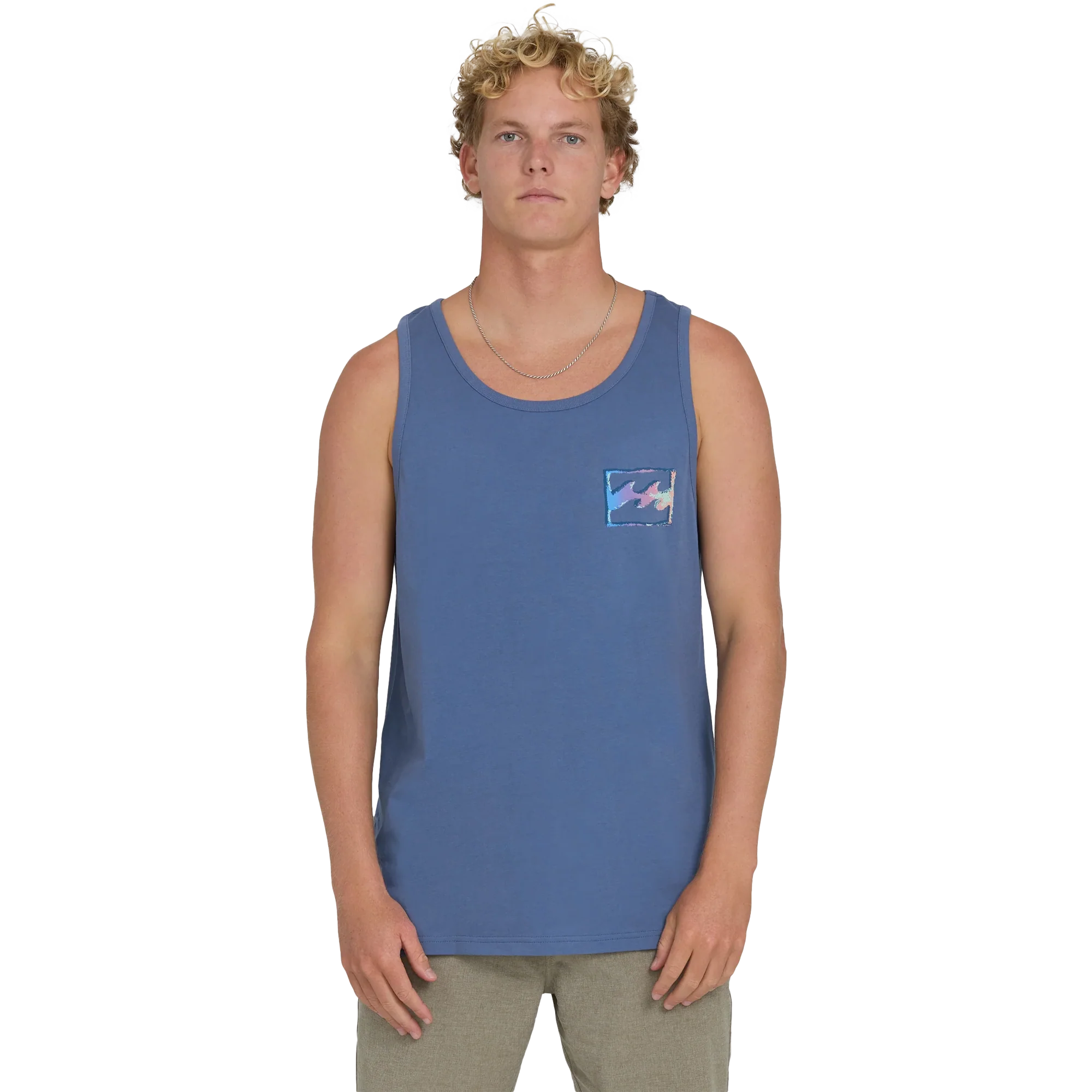 Men's Crayon Wave Premium Tank - Image 2