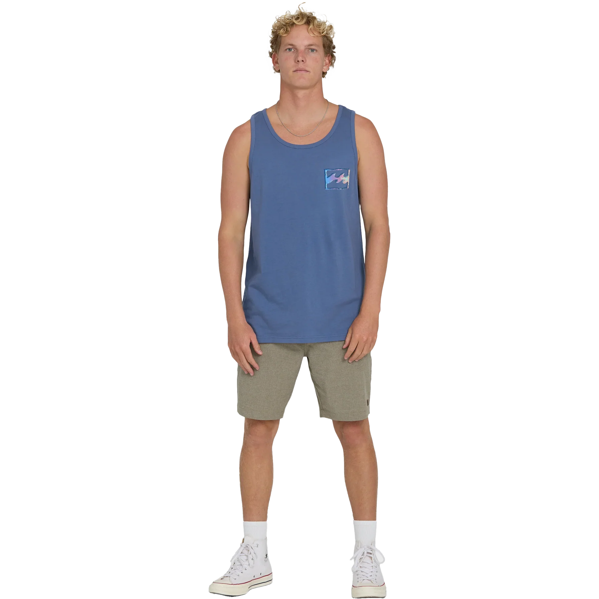 Men's Crayon Wave Premium Tank - Image 3