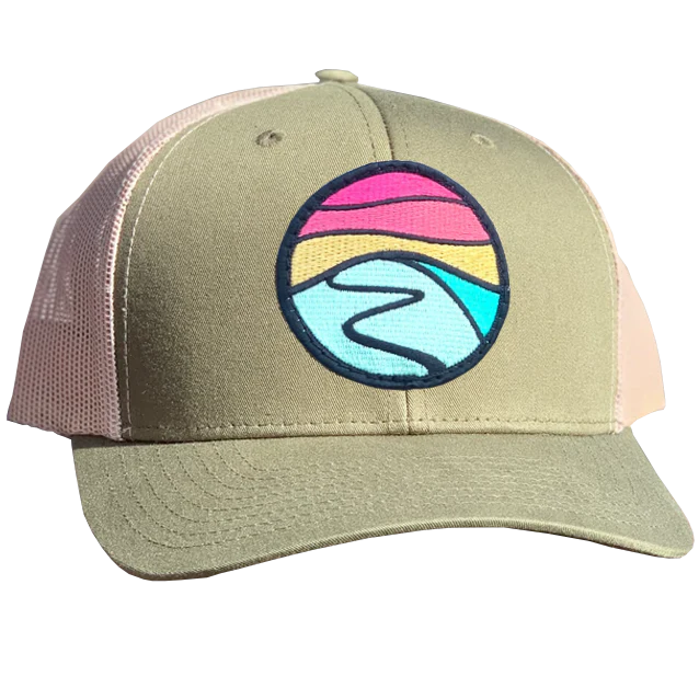Curved Brim Trucker with Hilltop Patch - Image 2
