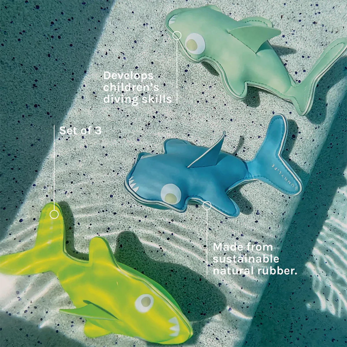 Dive Buddies Salty the Shark Set of 3 - Image 5