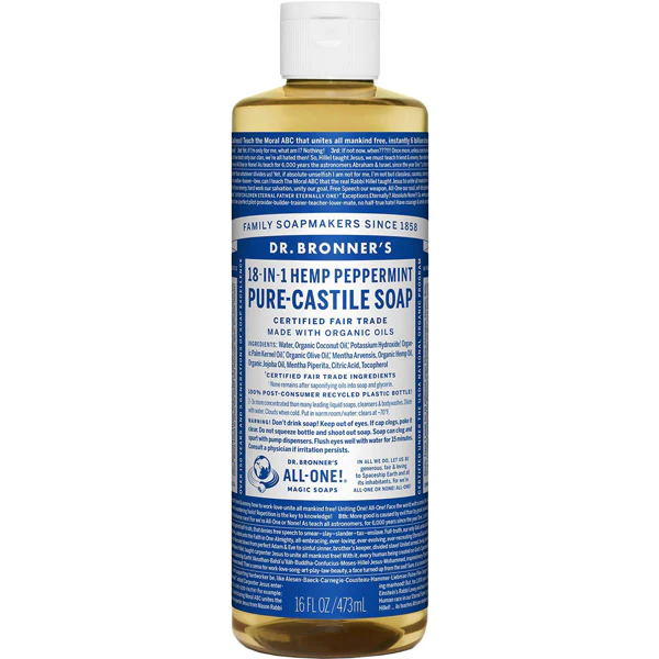 Pure-Castile Liquid Soap - 16 oz - Image 2