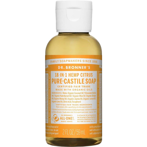 Pure-Castile Liquid Soap - 2 oz - Image 3