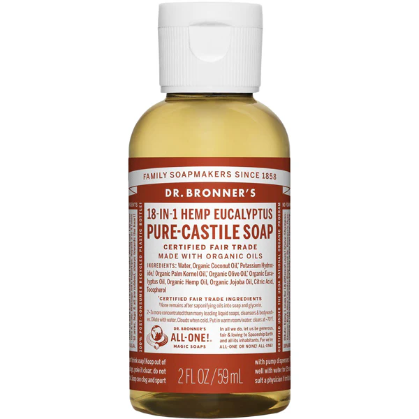 Pure-Castile Liquid Soap - 2 oz - Image 4