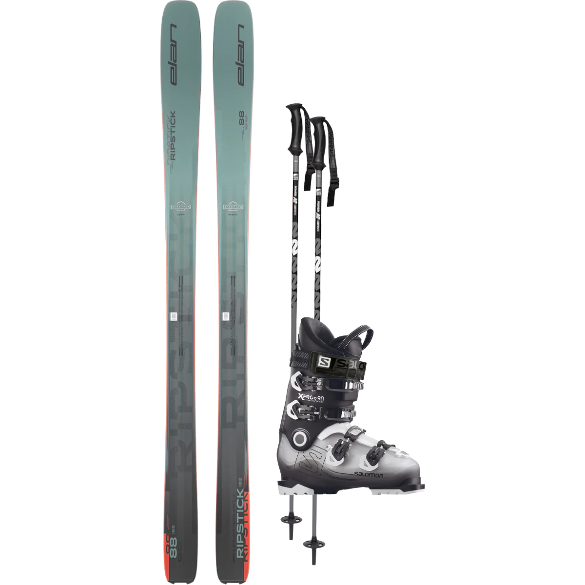 Elan Ripstick 88 Demo Ski Package