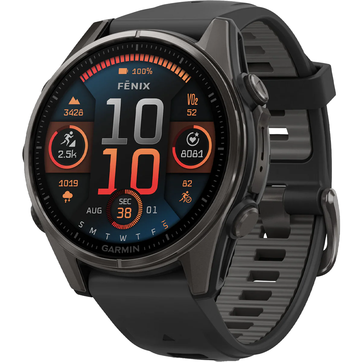 Fenix 8 Sapphire 43mm - Carbon Gray