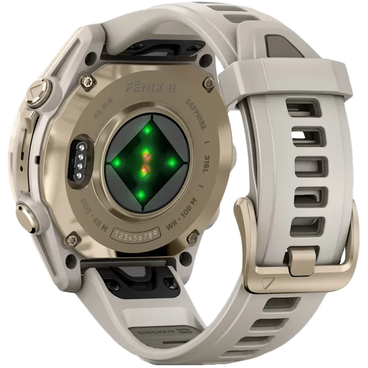 Fenix 8 Sapphire 43mm Amoled - Soft Gold - Image 5