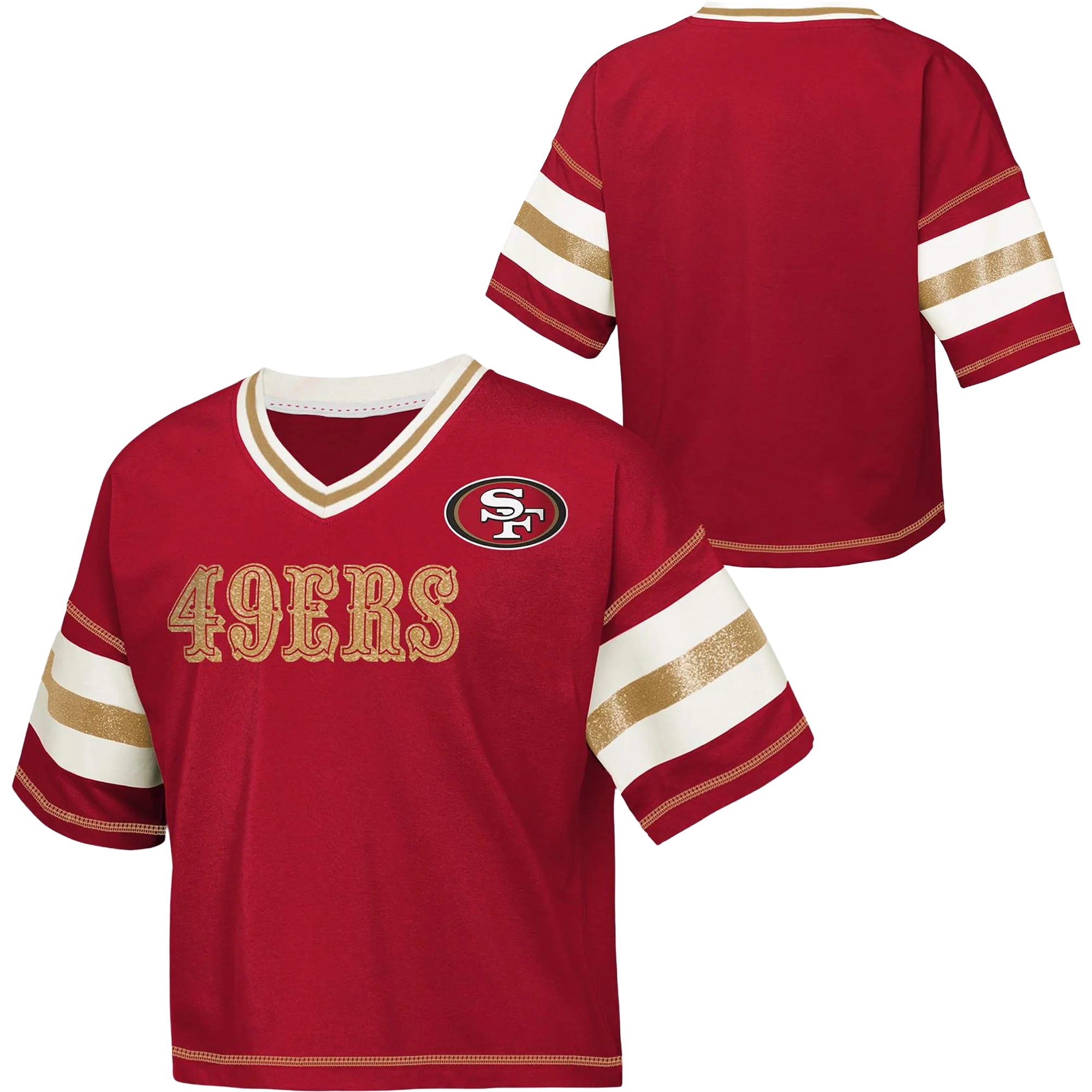Youth 49ers Grid Iron Tee - Image 3