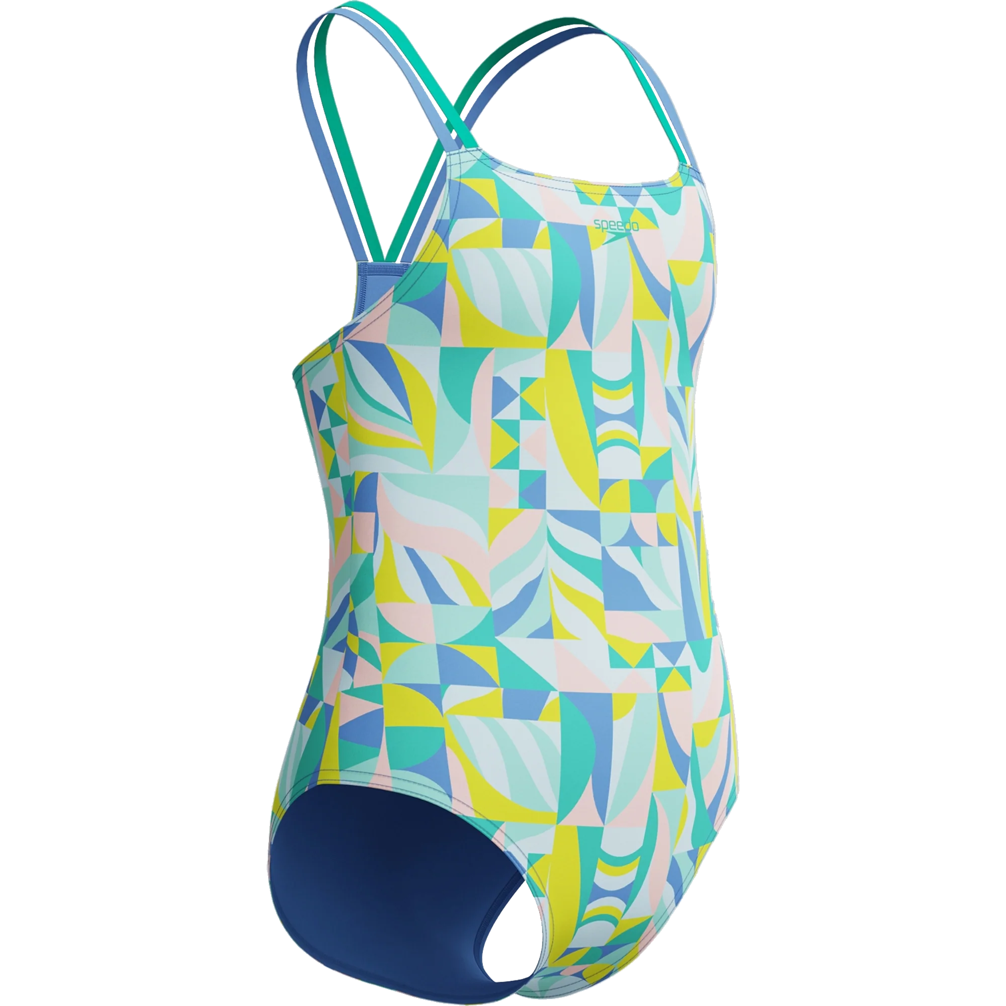 Youth Print Strappy One Piece - Image 5