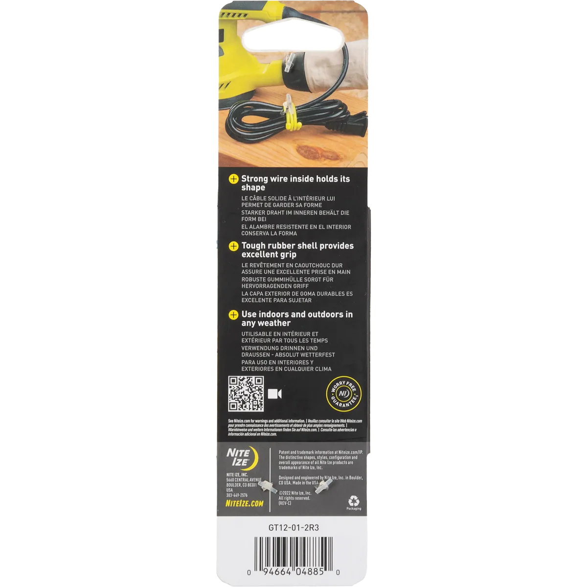 Gear Tie Reusable Rubber Twist Tie 12" -  2 Pack - Image 4