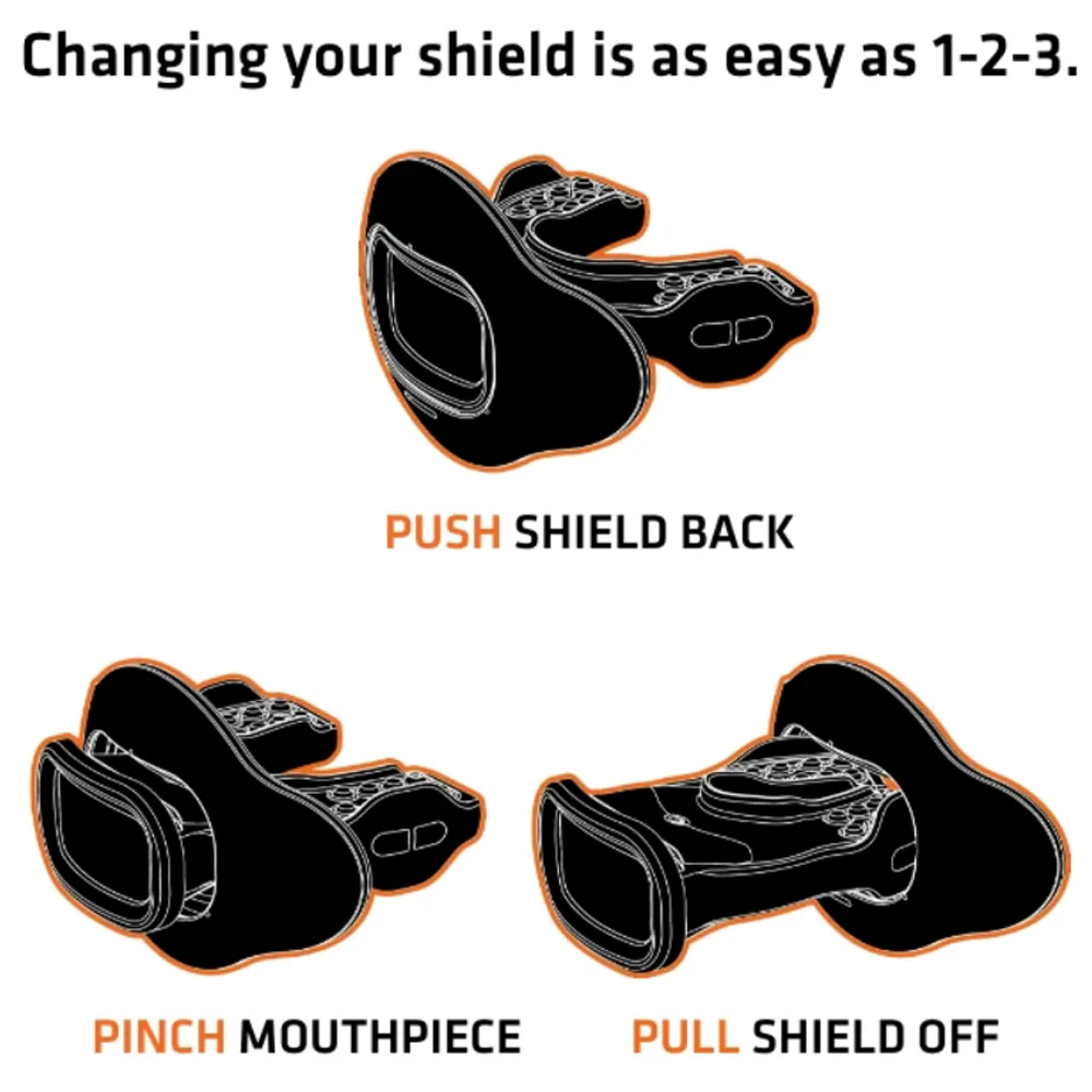 Interchange Lip Guard Mouthpiece & Shield - Image 3
