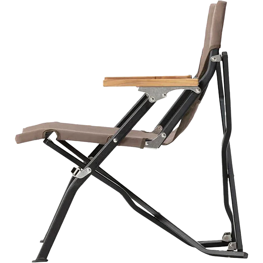 Luxury Low Beach Chair Grey - Image 3