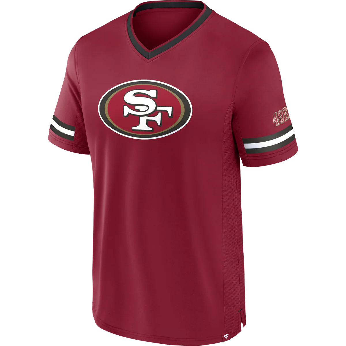 Men's 49ers Stripe Stacking Poly Fashion Top