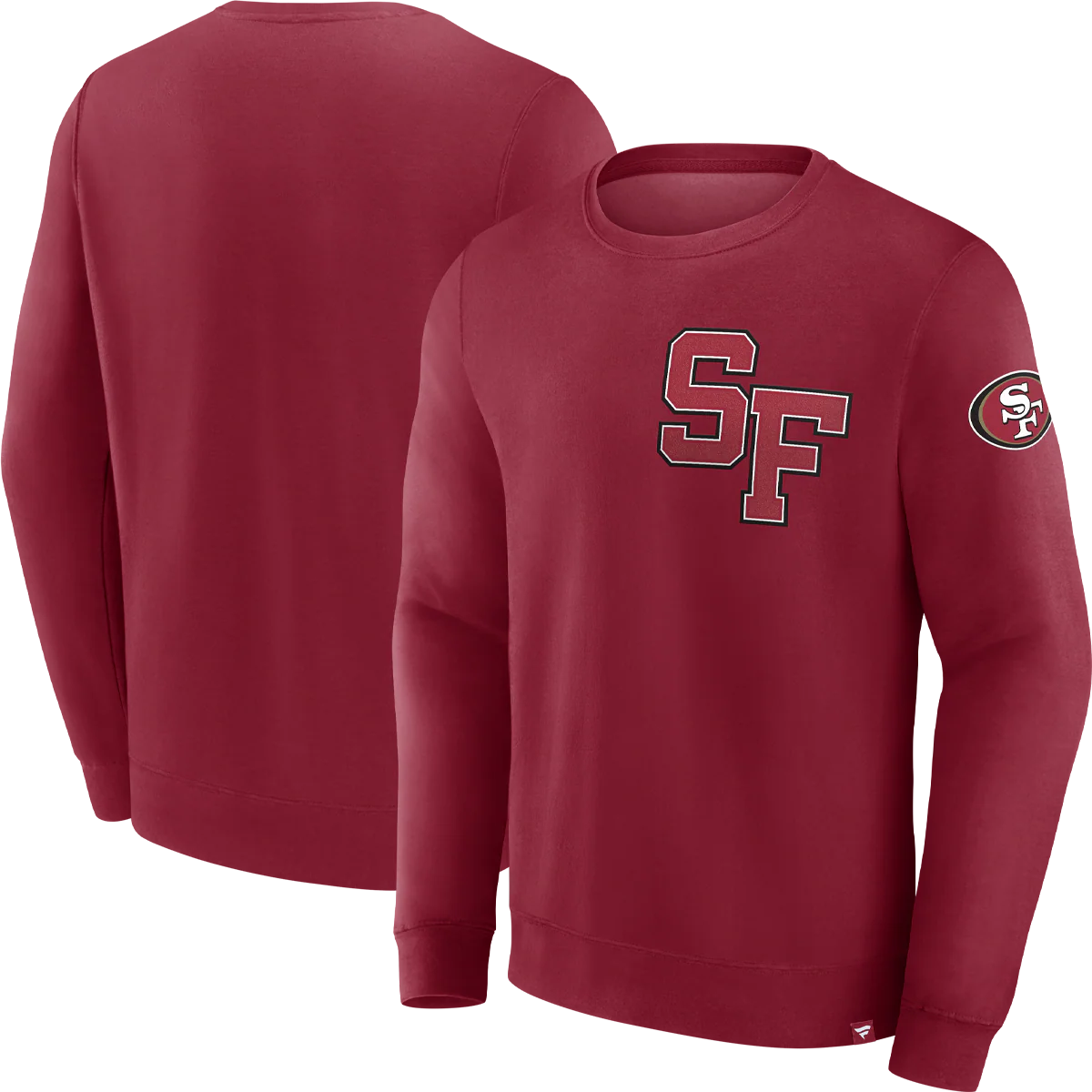 Men's 49ers Varsity Letter Long Sleeve Crew - Image 3