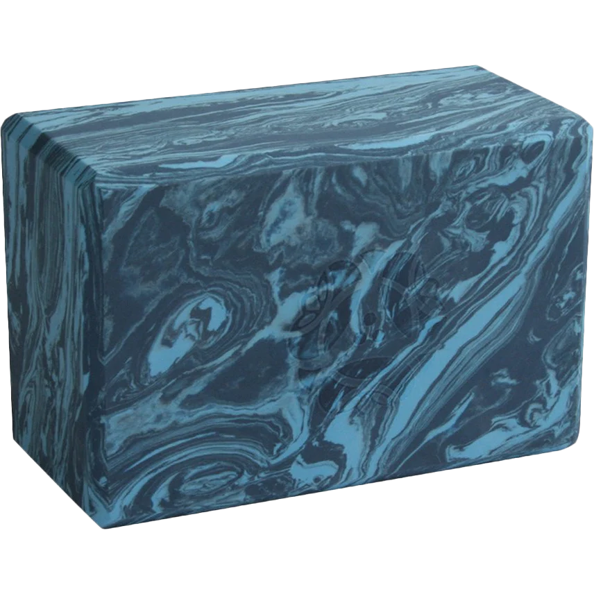 Marbled Foam Yoga Block 4"
