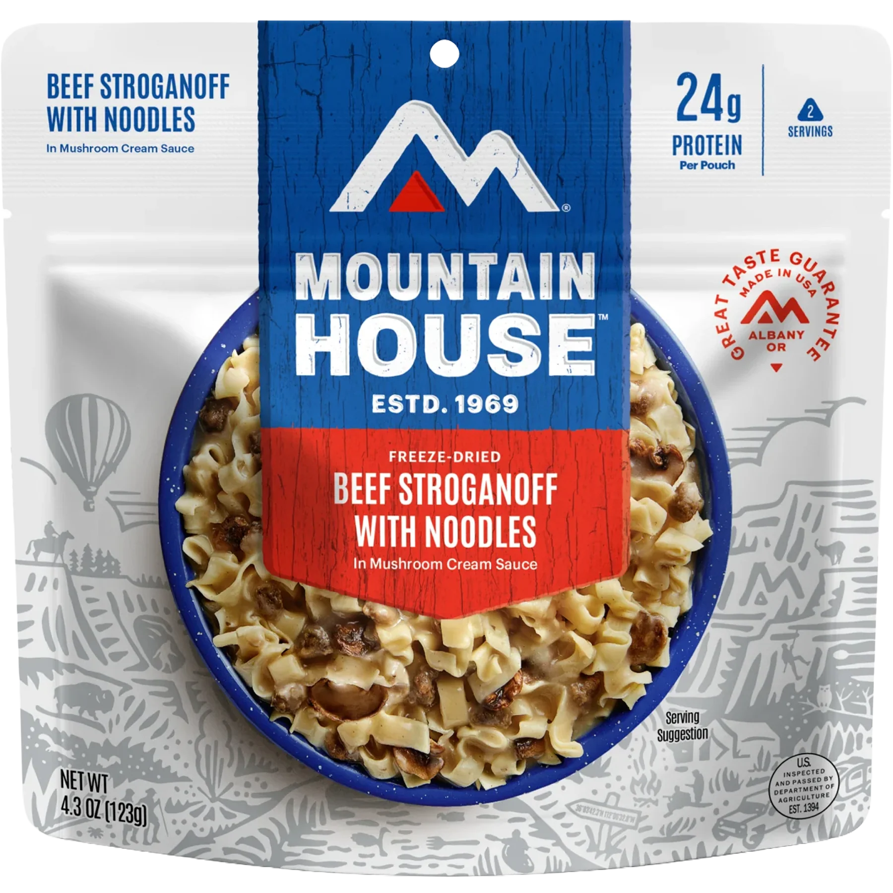 Beef Stroganoff with Noodles (2 Servings)