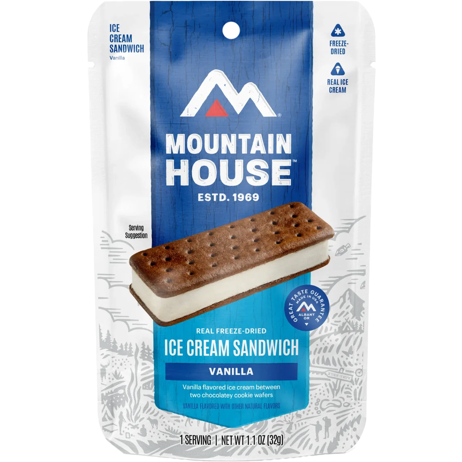 Vanilla Ice Cream Sandwich (1 Serving)