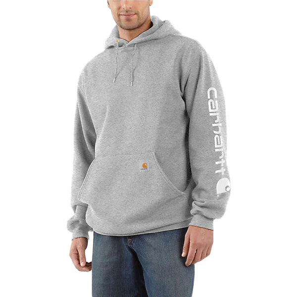 Men's Midweight Logo Hoodie - Image 2