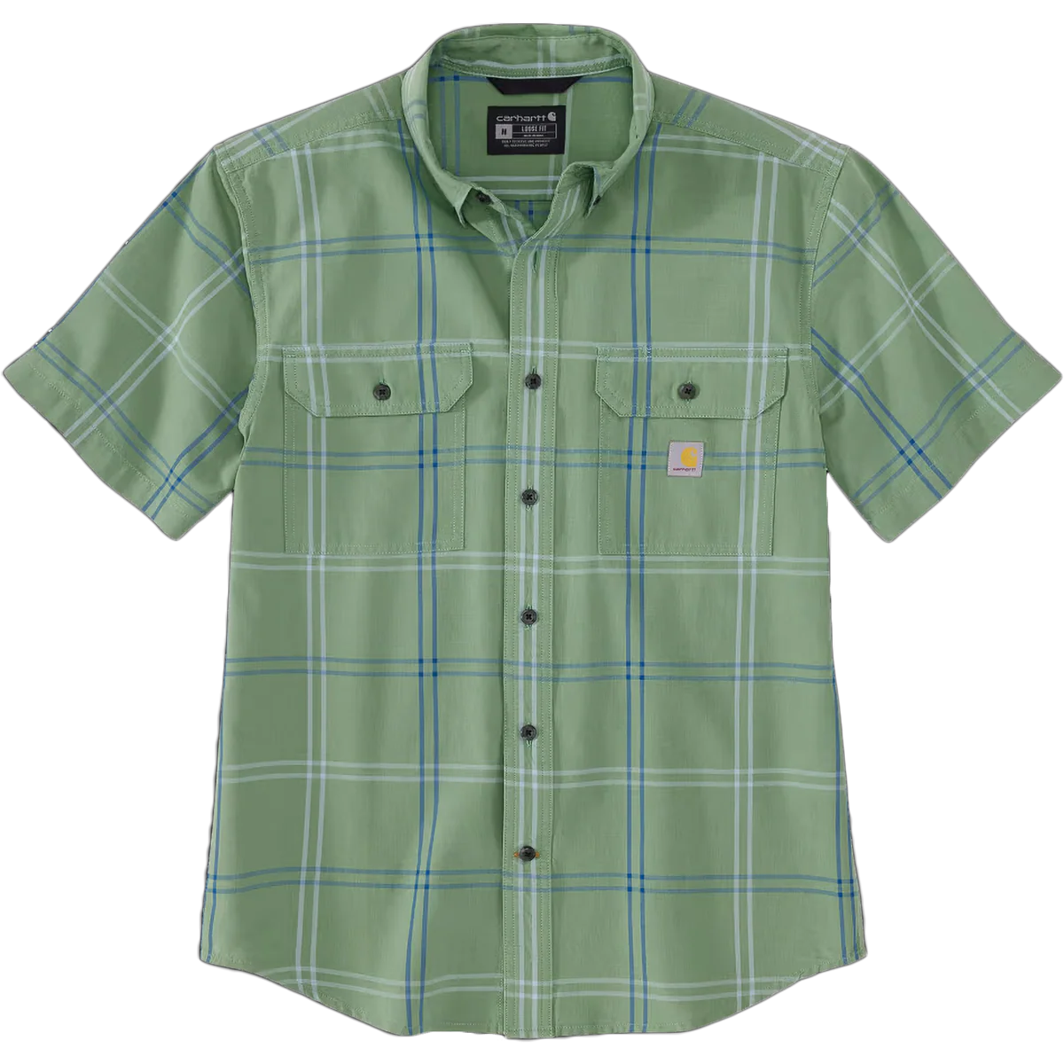 Men's Midweight Short Sleeve Plaid Shirt