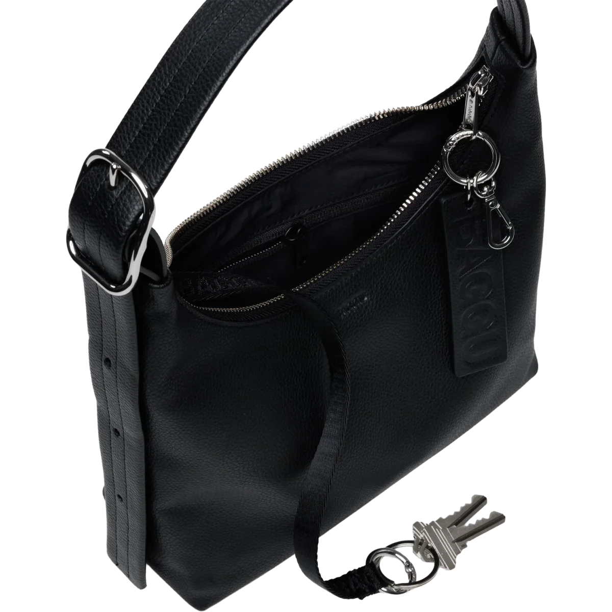 Mini Recycled Leather Shoulder Bag - Image 3