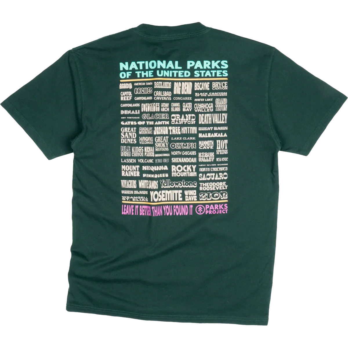 Men's National Parks Lineup Pocket Tee