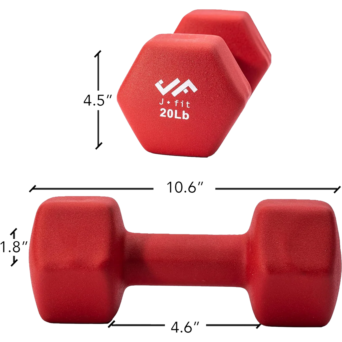 Neoprene Dumbbell 20 lb - Image 3