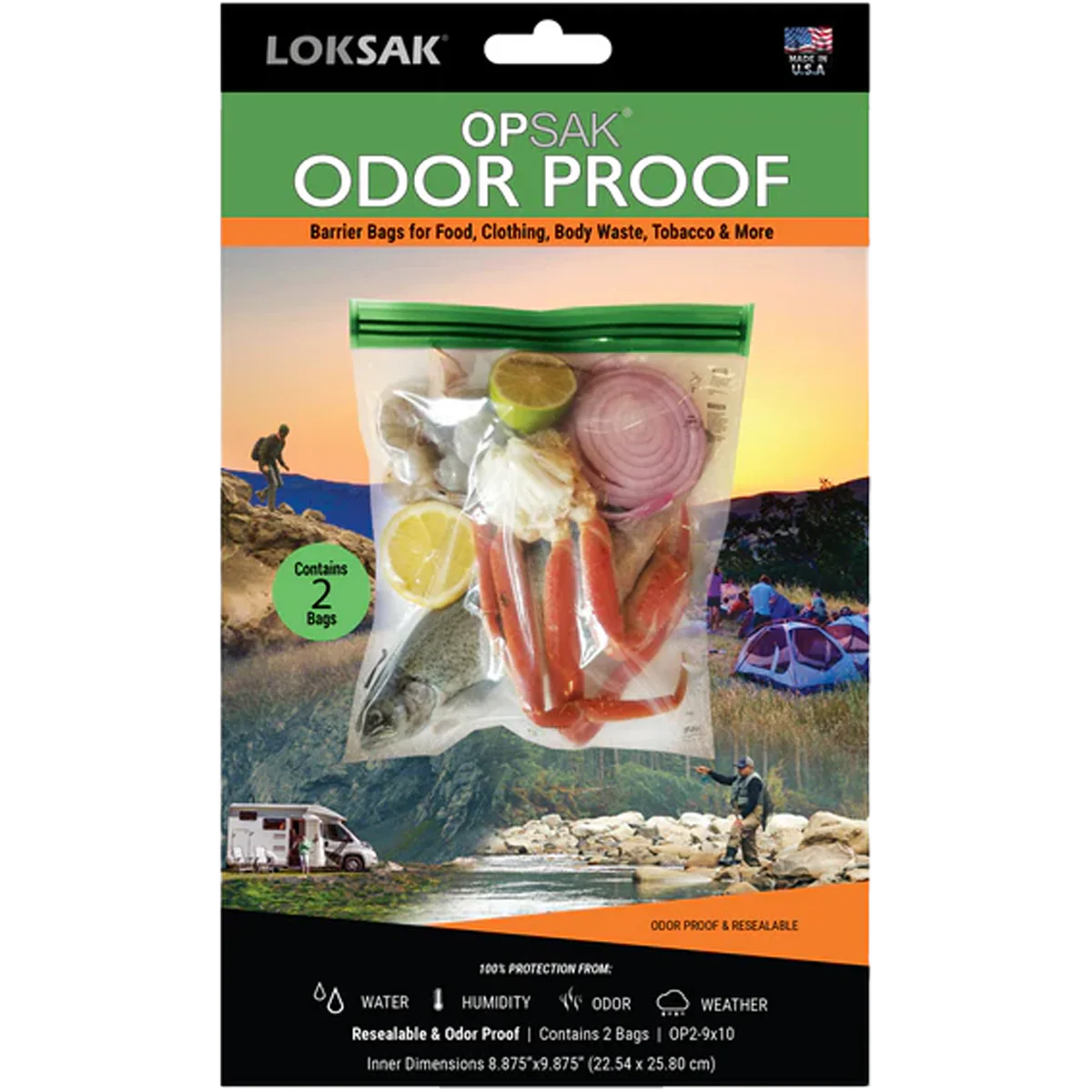 Opsak Barrier Bag 9" x 10" (2 Pack) - Image 2