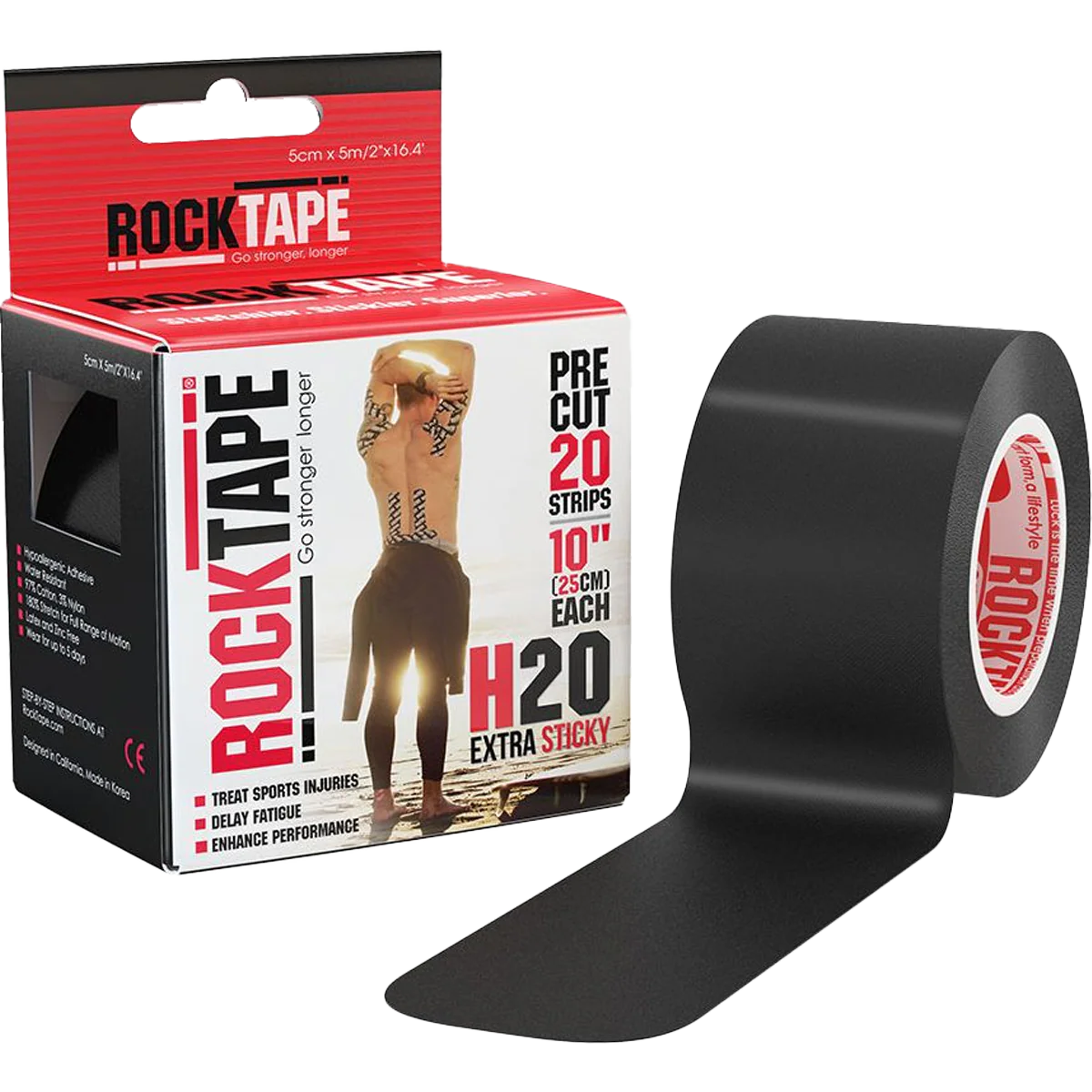 RockTape Go PreCut Extra Sticky