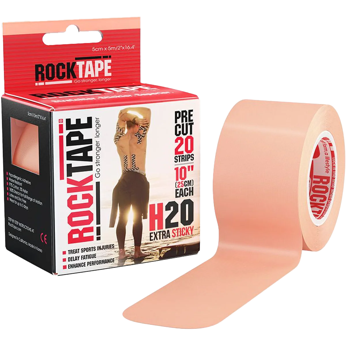 RockTape Go PreCut Extra Sticky - Image 2