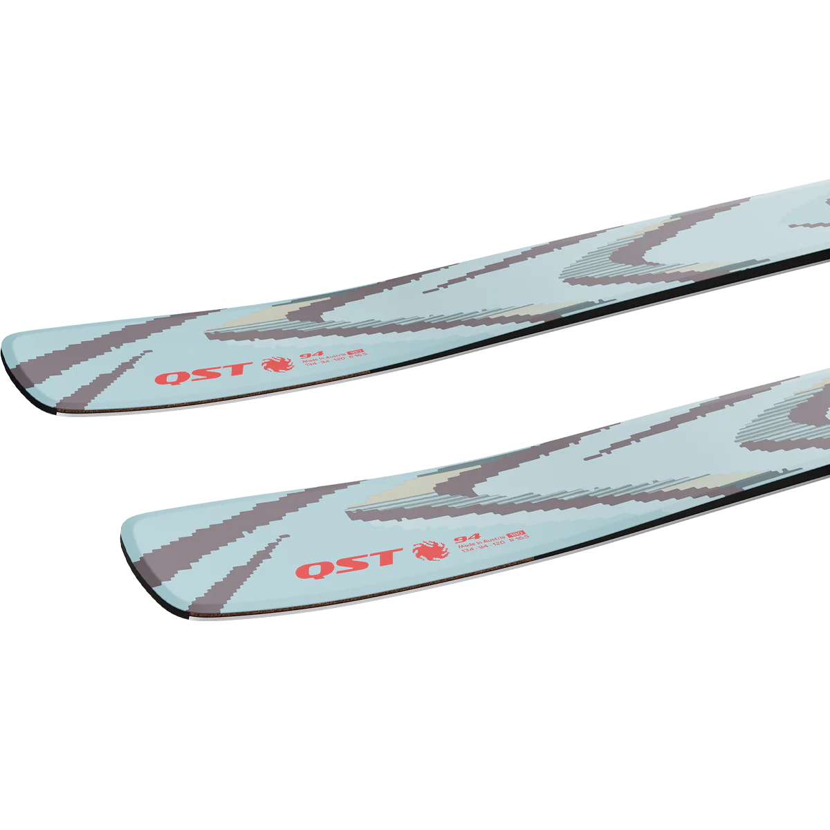 Salomon QST 94 Iced Aqua Demo Skis - Image 4