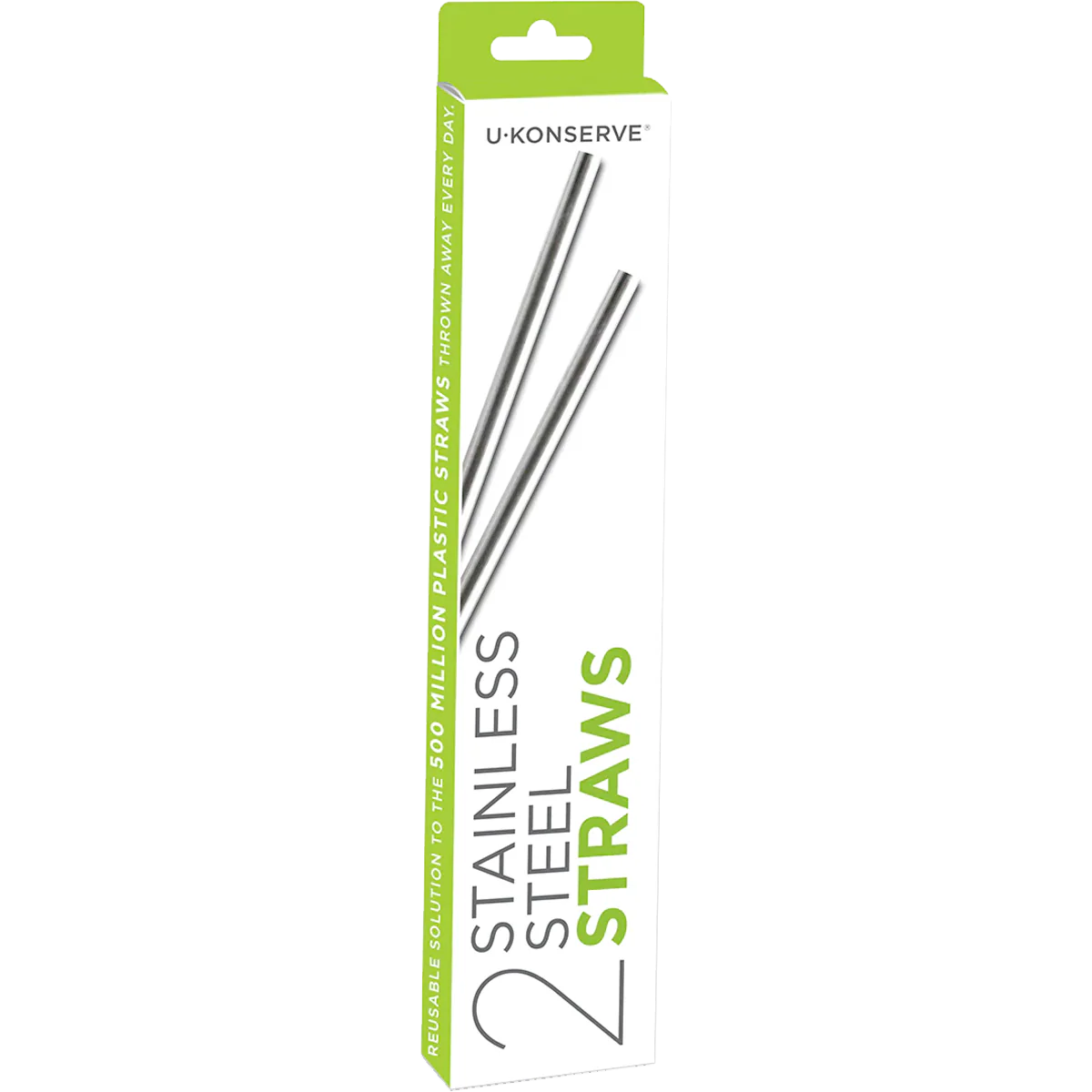 Stainless Steel Straws 2-Pack