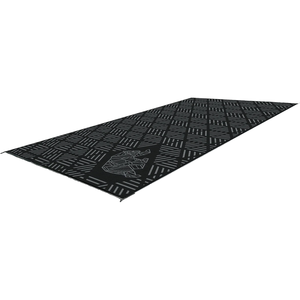Striped Peaks Outdoor Mat - 18x9
