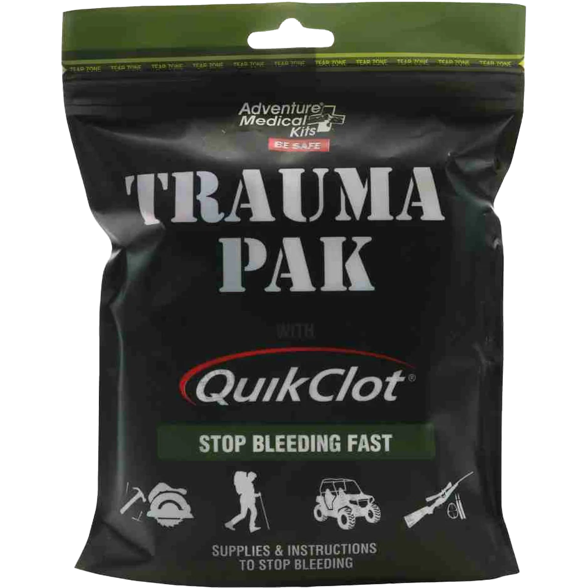 Trauma Pak First Aid Kit with QuikClot