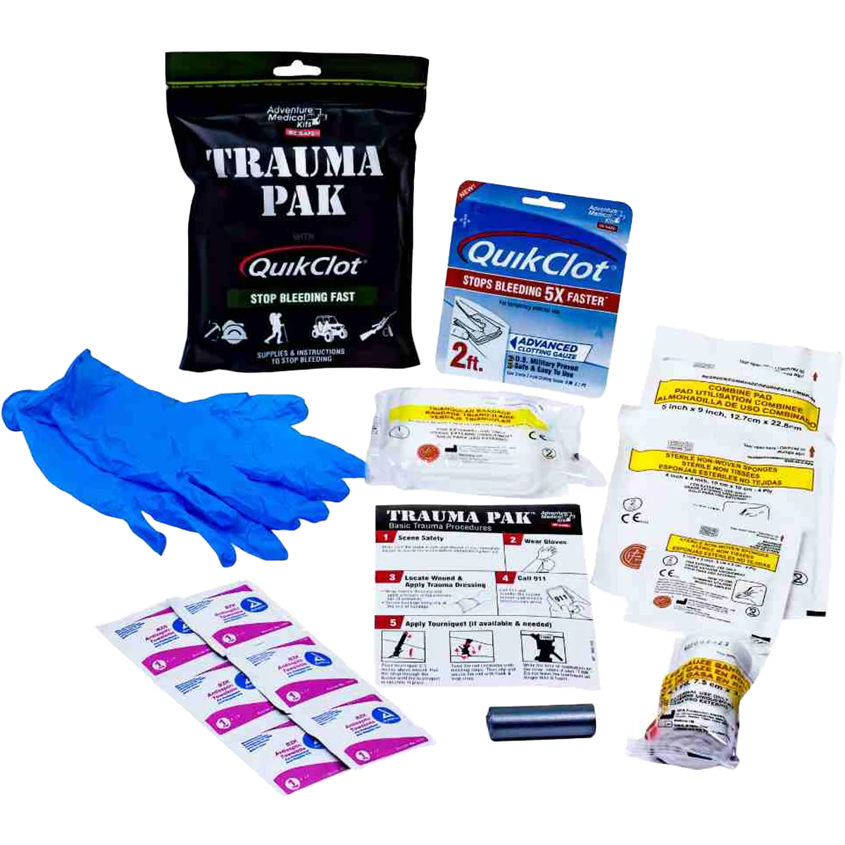 Trauma Pak First Aid Kit with QuikClot - Image 2