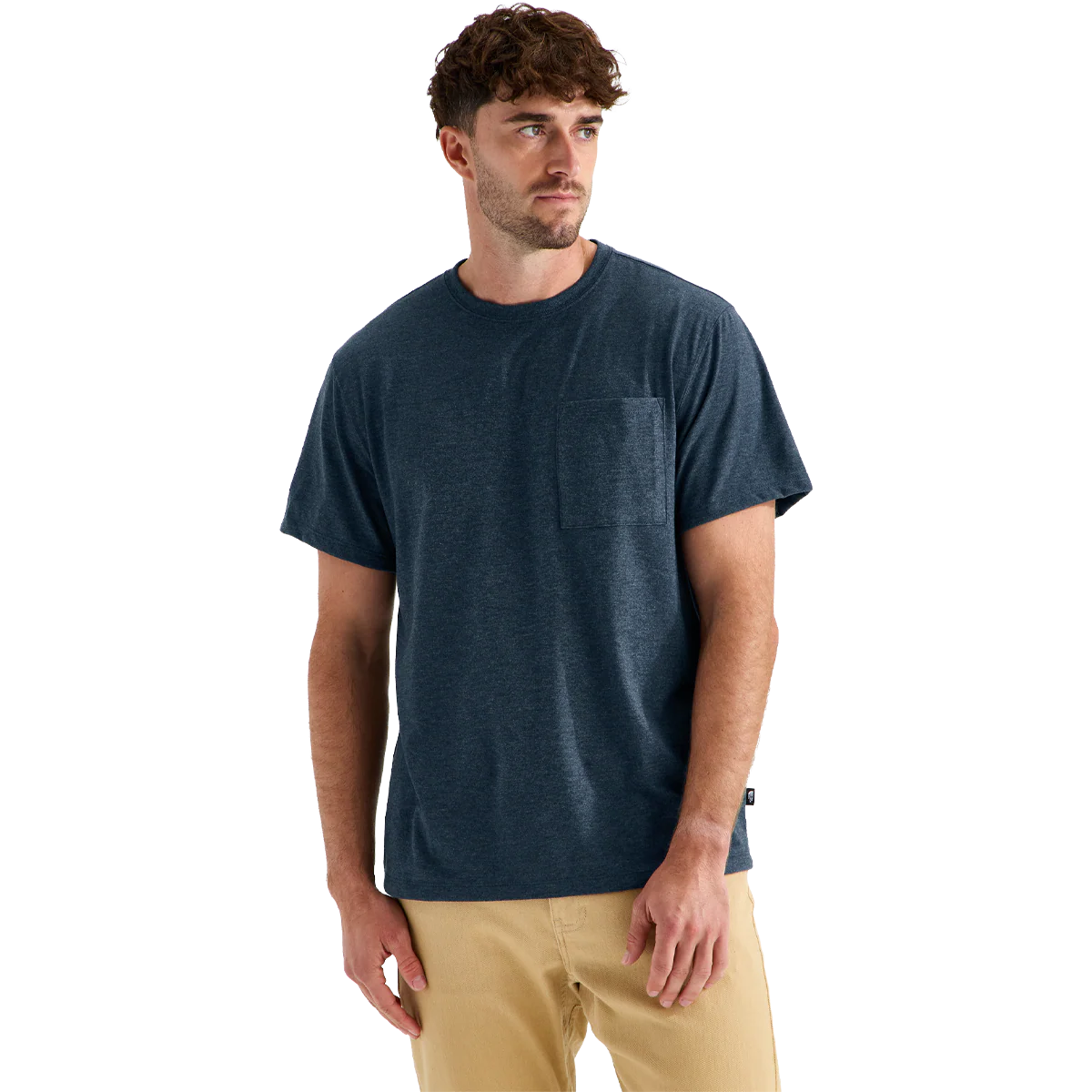 Men's Tri Blend Pocket Short Sleeve Tee - Image 2