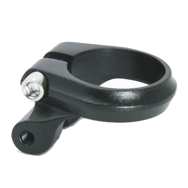 Seat Clamp w/Rack mount 28.6 - Black