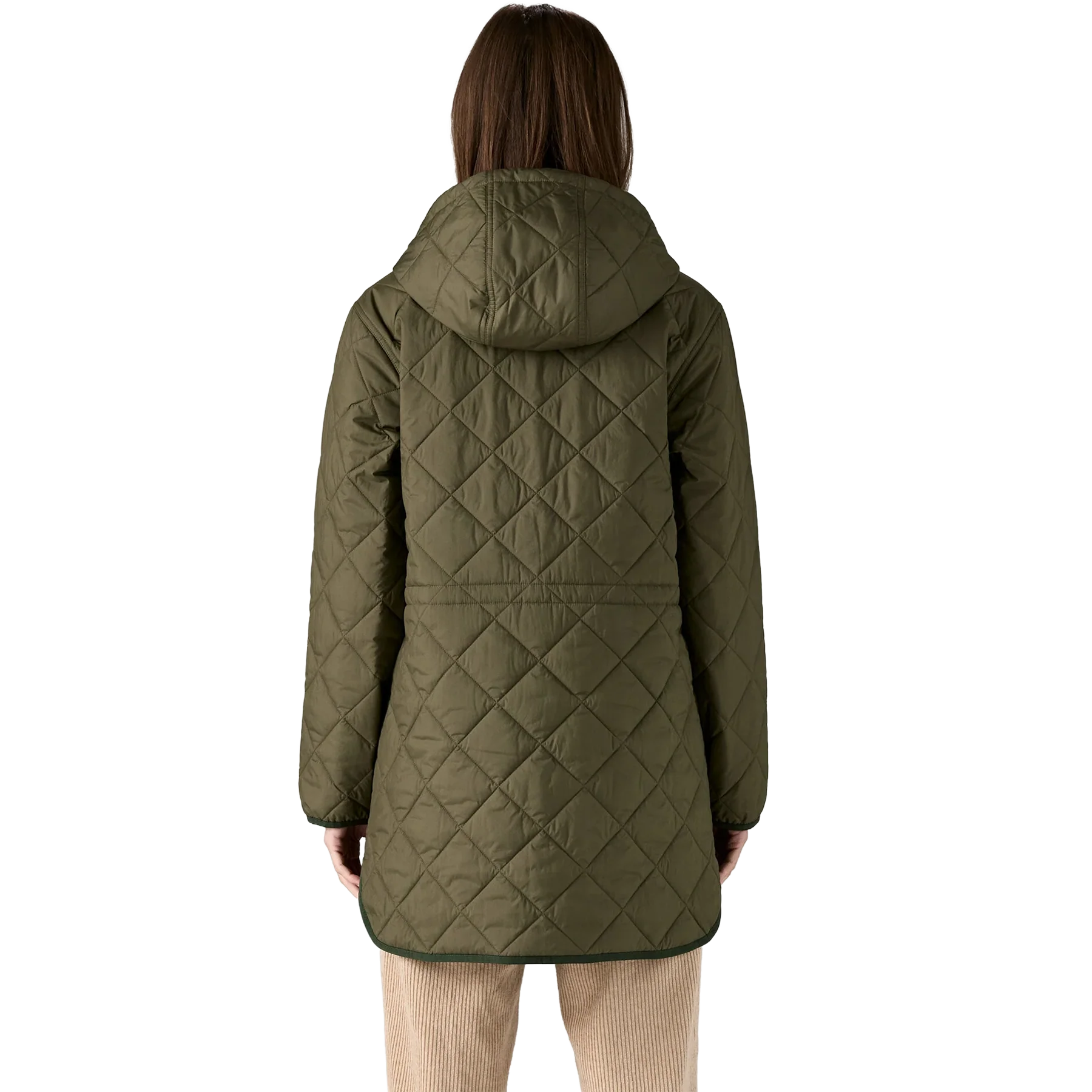 Women's Diamond Quilted Parka - Image 3