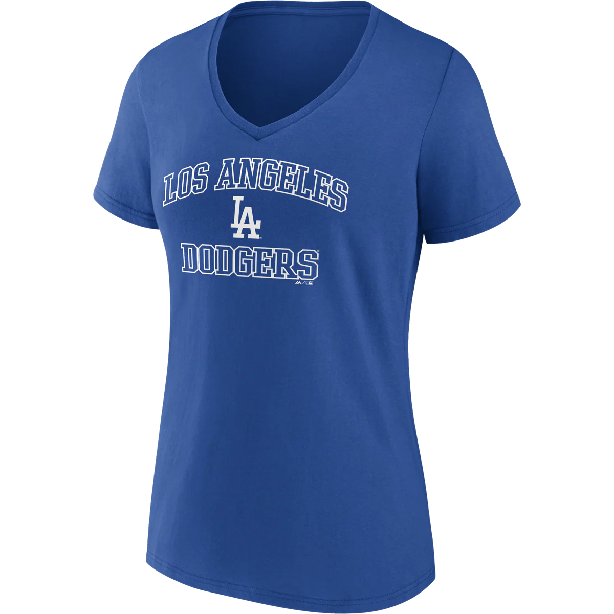 Women's Dodgers Cotton Heart and Soul Short Sleeve