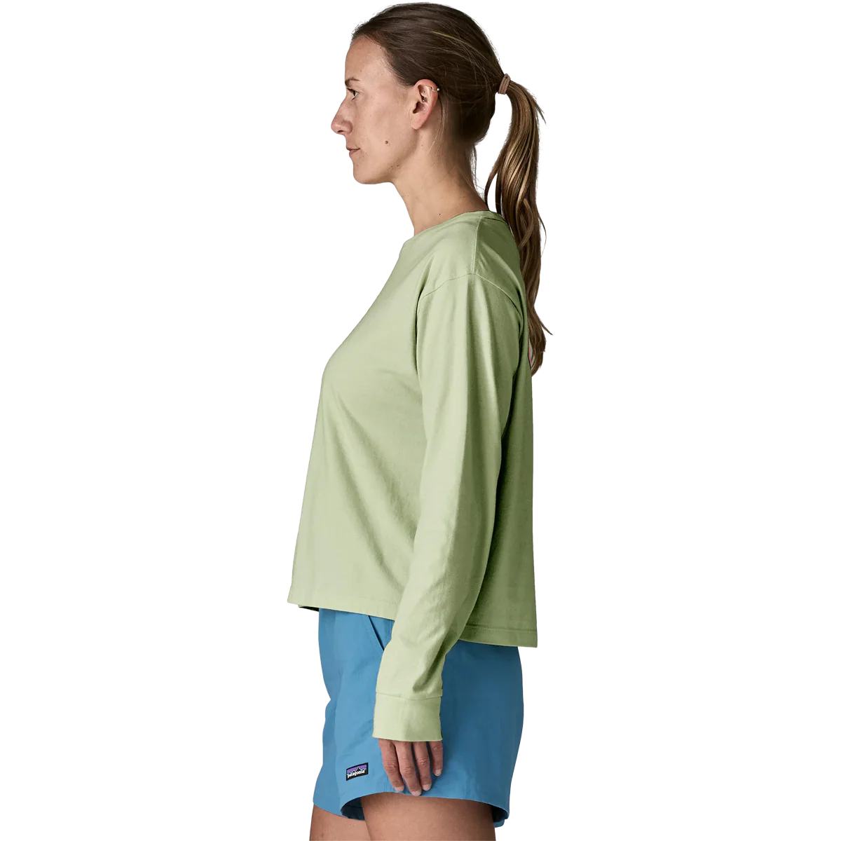 Women's Long-Sleeved '95 Oval Logo Easy-Cut T-Shirt - Image 4