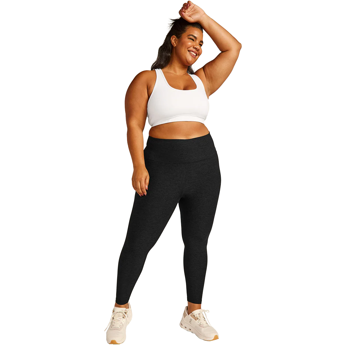 Women's Spacedye High Waisted Midi Legging - Extended - Image 4