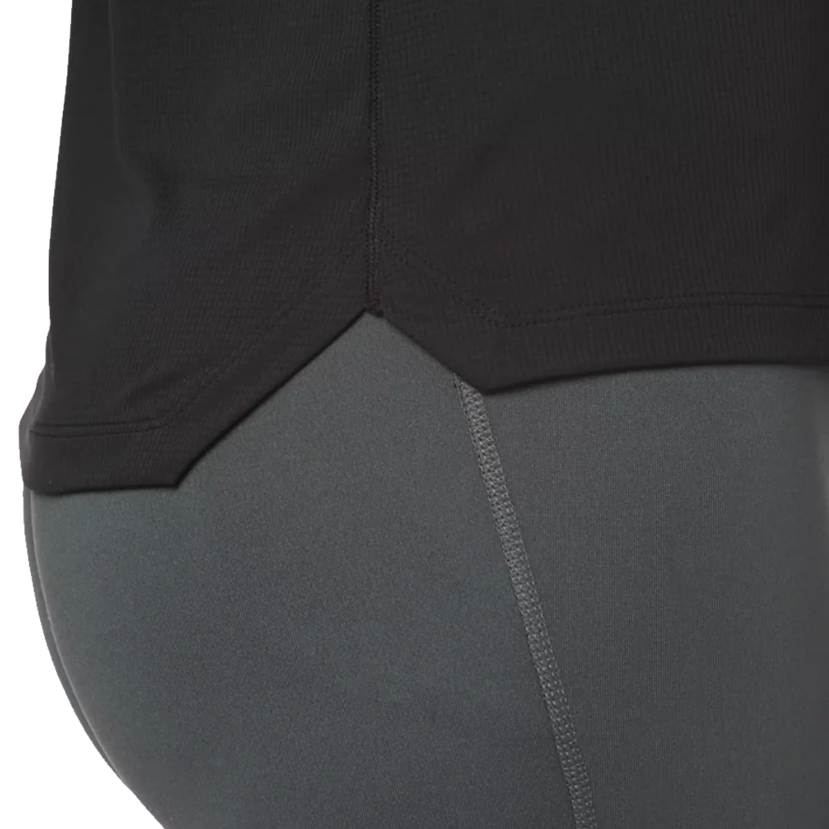 Women's Silver Long Sleeve 1/2 Zip - Image 5
