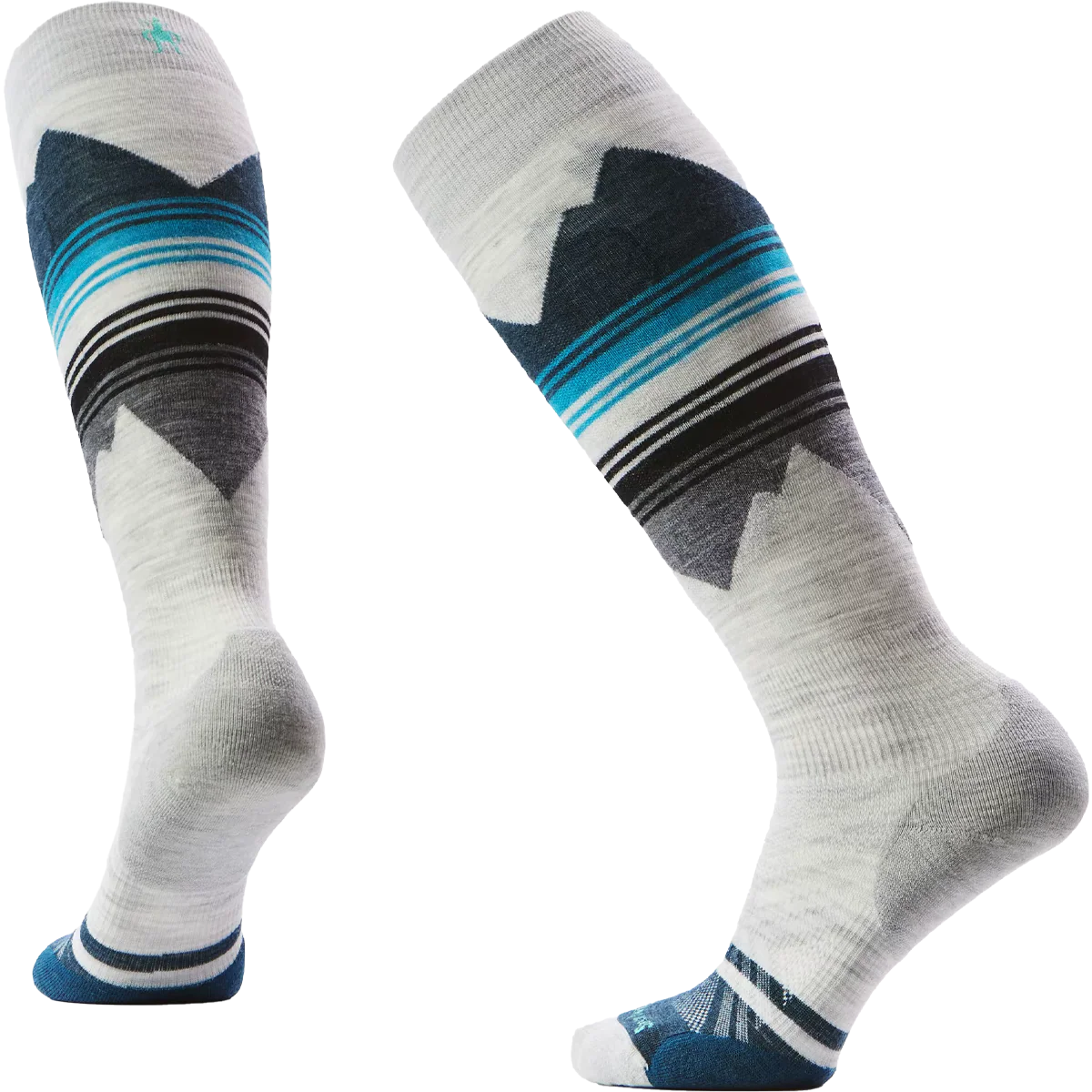 Women's Ski Targeted Cushion Pattern OTC Socks - Image 2