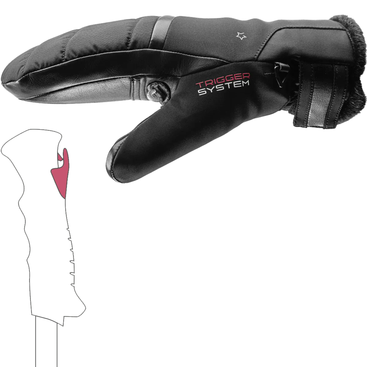 Women's Snowfox 3D Lady Mitt - Image 2