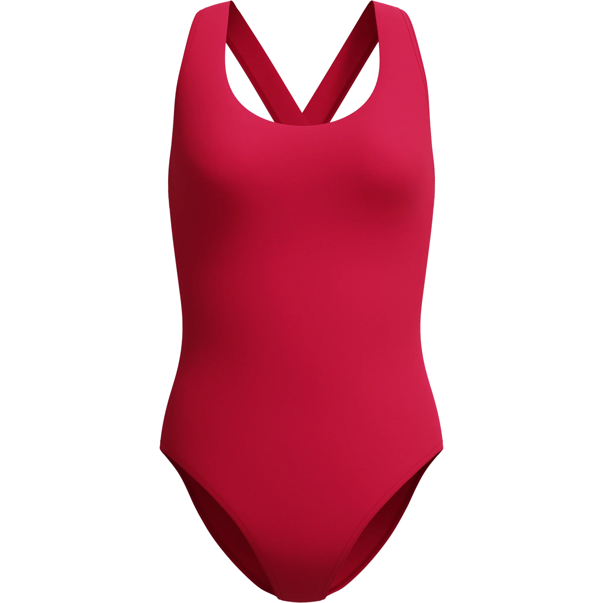 Women's Solid Scoop Neck One Piece - Image 2
