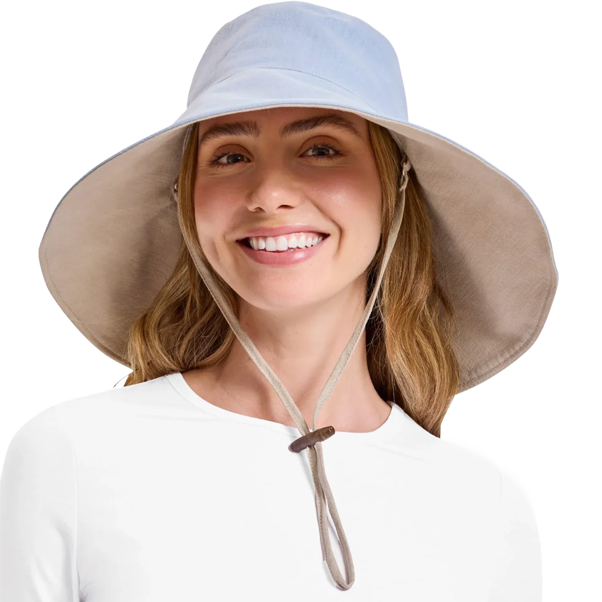 Women's Ultra Wide Cotton Linen Hat UPF 50+ - Image 2