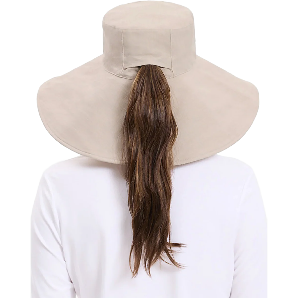 Women's Ultra Wide Cotton Linen Hat UPF 50+ - Image 6